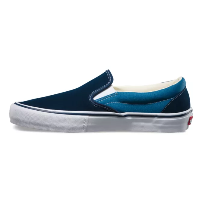 vans slip on pro two tone navy